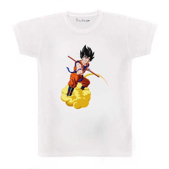 تی شرت بچگانه پرمانه طرح انیمه دراگون بال کد pmt.3786