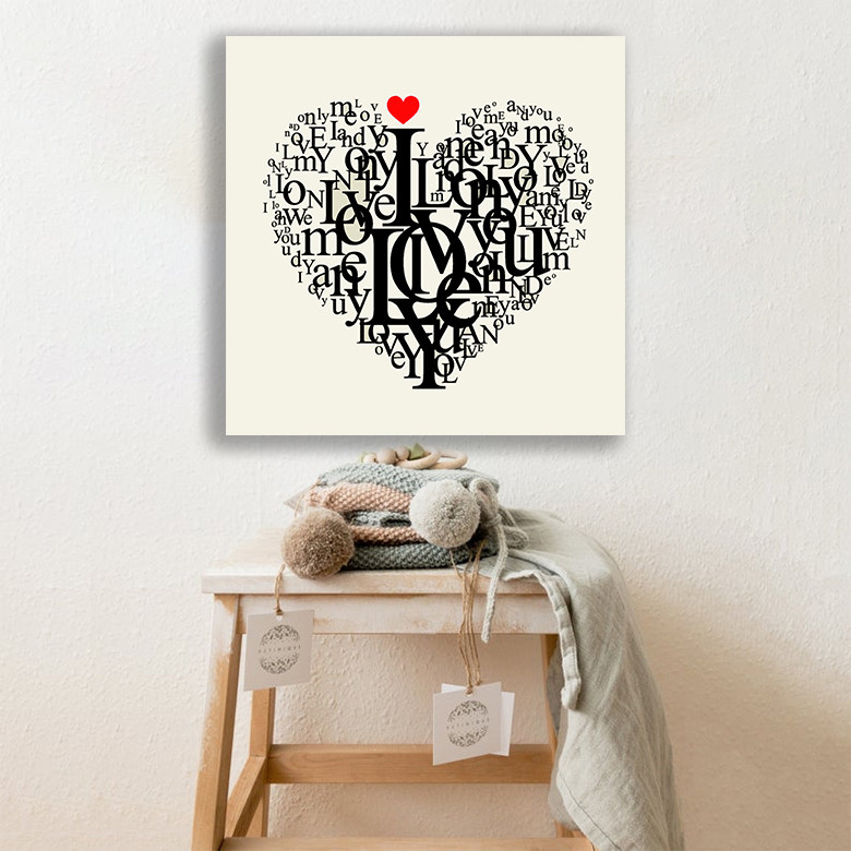 تابلو شاسی مدل روز عشق کد 533 | دنیای قاب