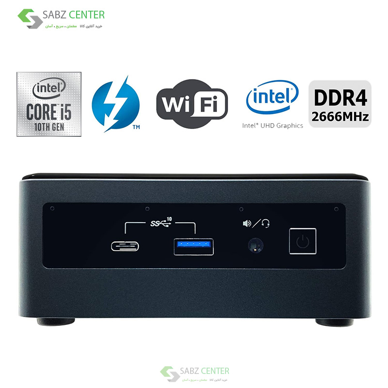کامپیوتر کوچک اینتل NUC10i5FNH 8GB 1TB 240GB M2
