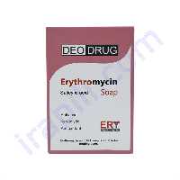 صابون اریترومایسین دئودراگ مناسب پوست های چرب و آکنه ای 90 گرم