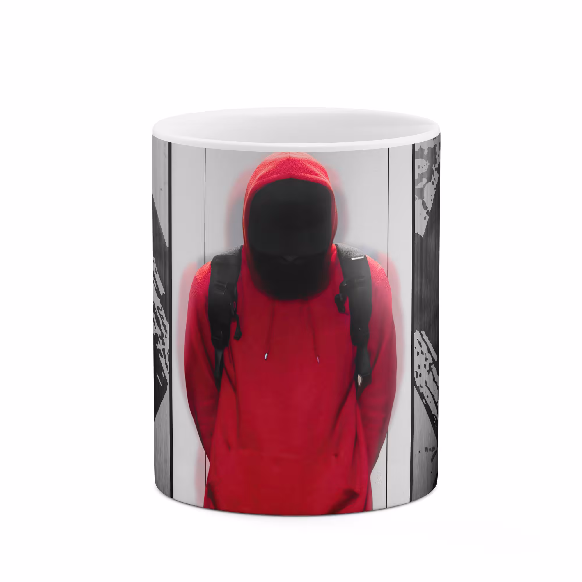 ماگ طرح پسر در اسانسور مدل mgp01157