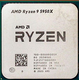 پردازنده CPU ای ام دی بدون باکس مدل Ryzen 9 5950X فرکانس 3.4 گیگاهرتز