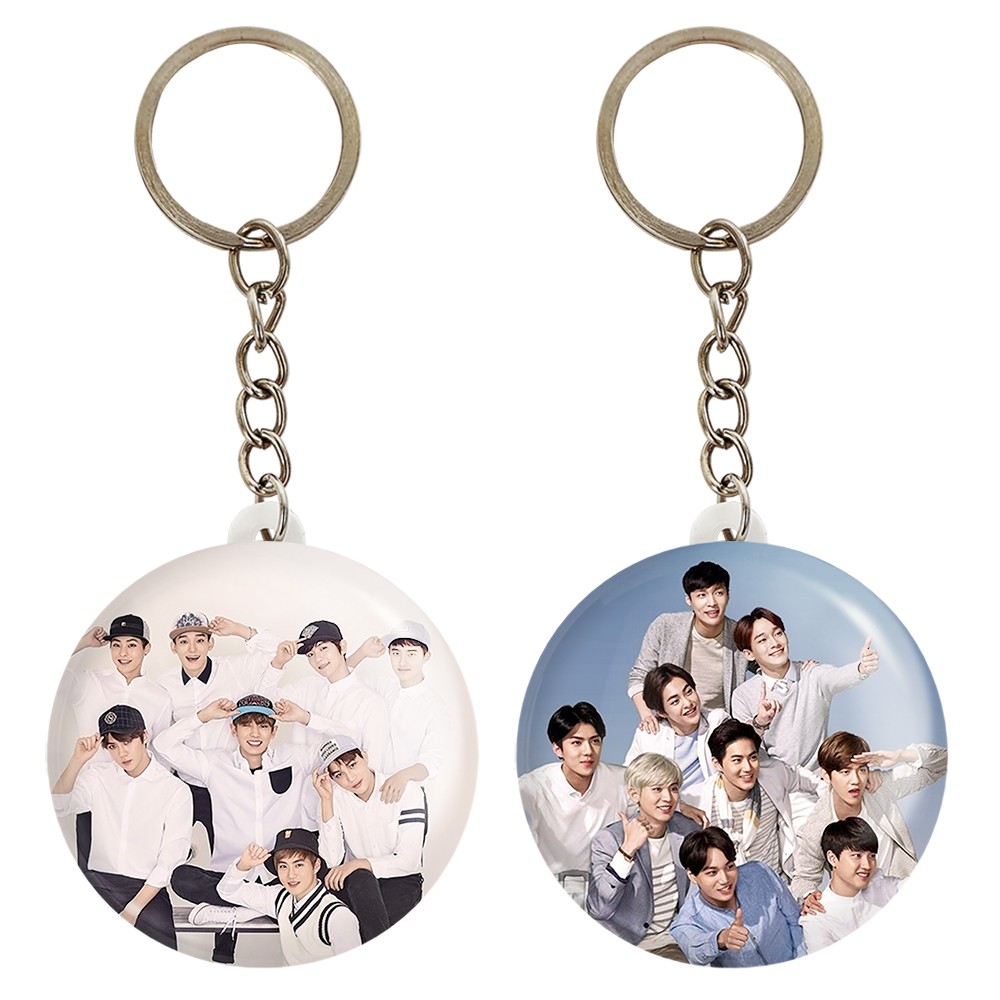 جاکلیدی خندالو مدل گروه EXO کد 1364213648 مجموعه 2 عددی