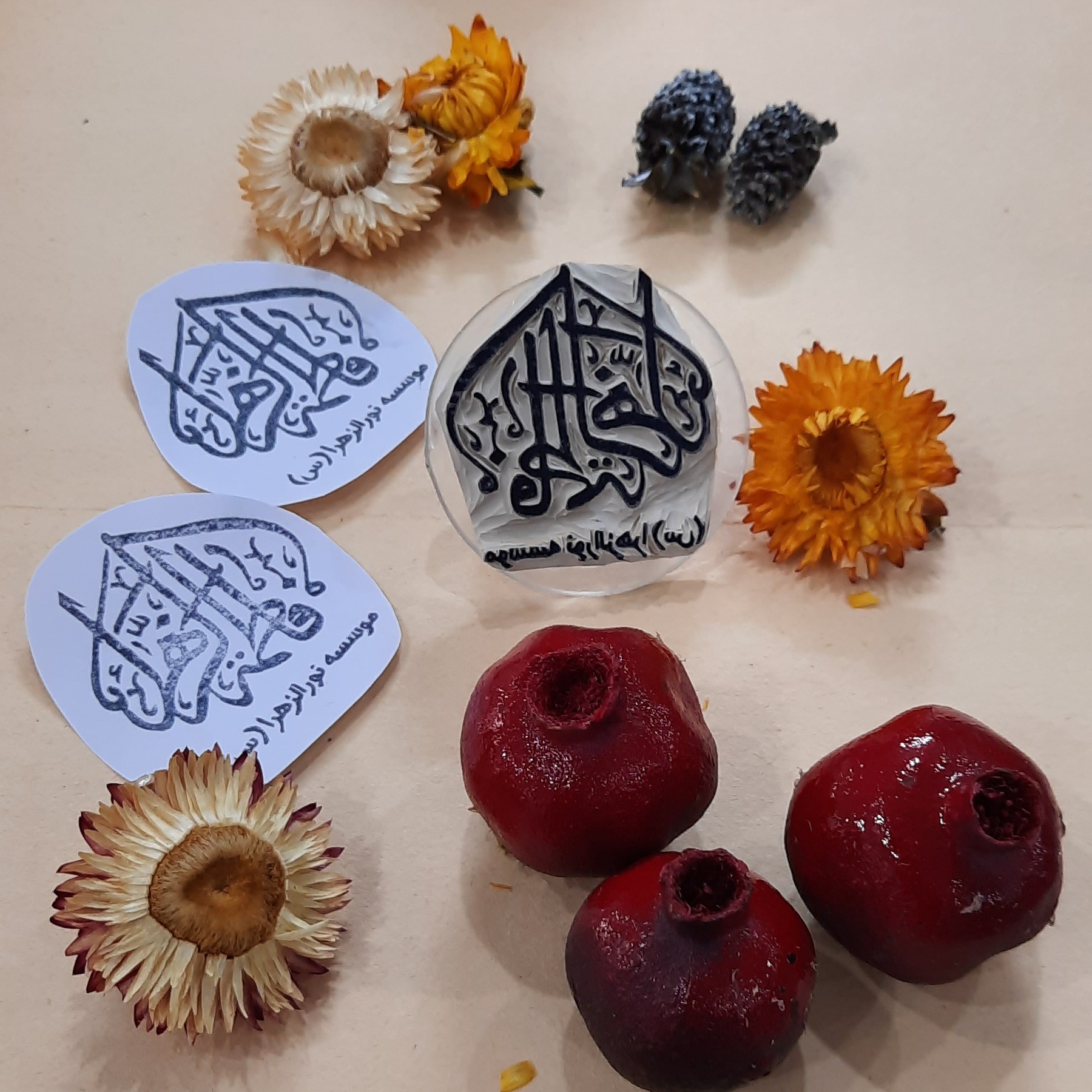 یا فاطمه...مهر یا فاطمه...ثبت سفارش مهر دستساز..مهر سفارشی  از جنس لینو