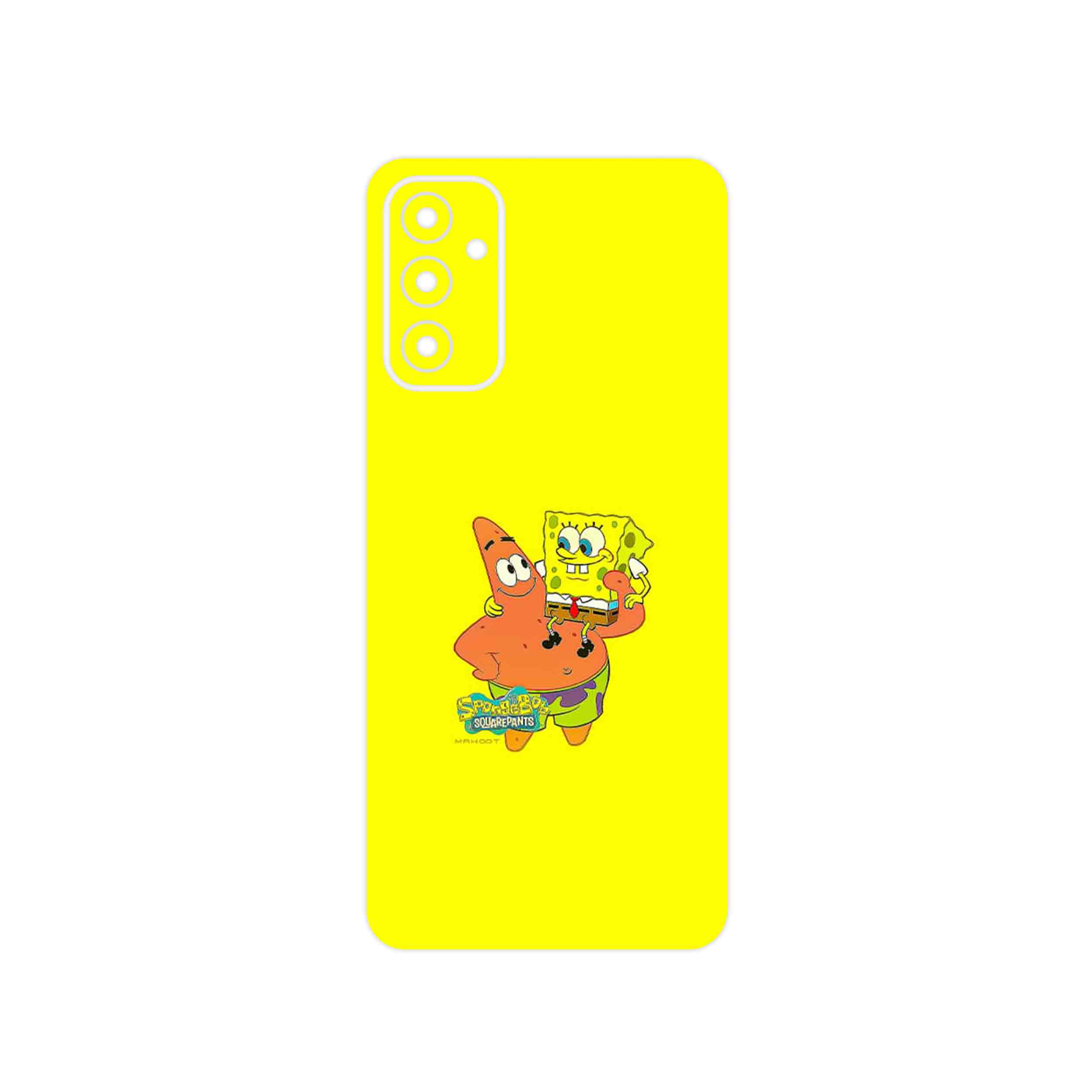 برچسب پوششی ماهوت مدل SpongeBob SquarePants مناسب برای گوشی موبایل سامسونگ Galaxy M23