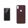 برچسب پوششی ماهوت مدل Matte-Dark-Brown-Leather مناسب برای گوشی موبایل اپل iPhone X