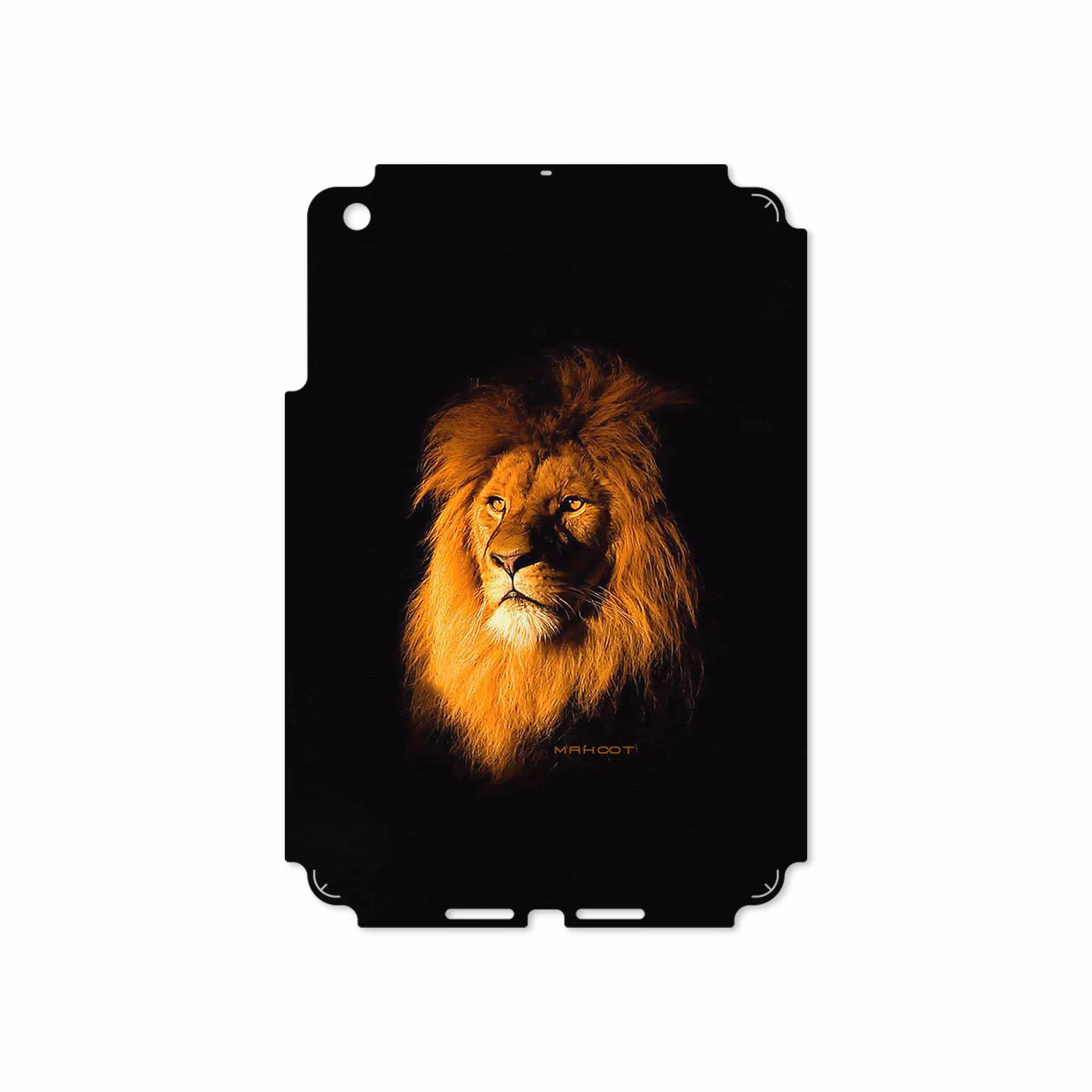 برچسب پوششی ماهوت مدل Lion مناسب برای تبلت اپل iPad mini 2012 A1455