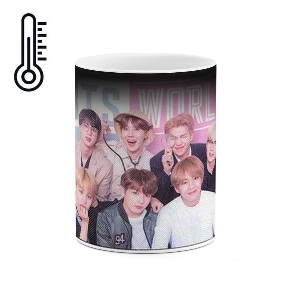 ماگ حرارتی طرح گروه موسیقی کره ای - کی پاپ -Kpop مدل mgph14353