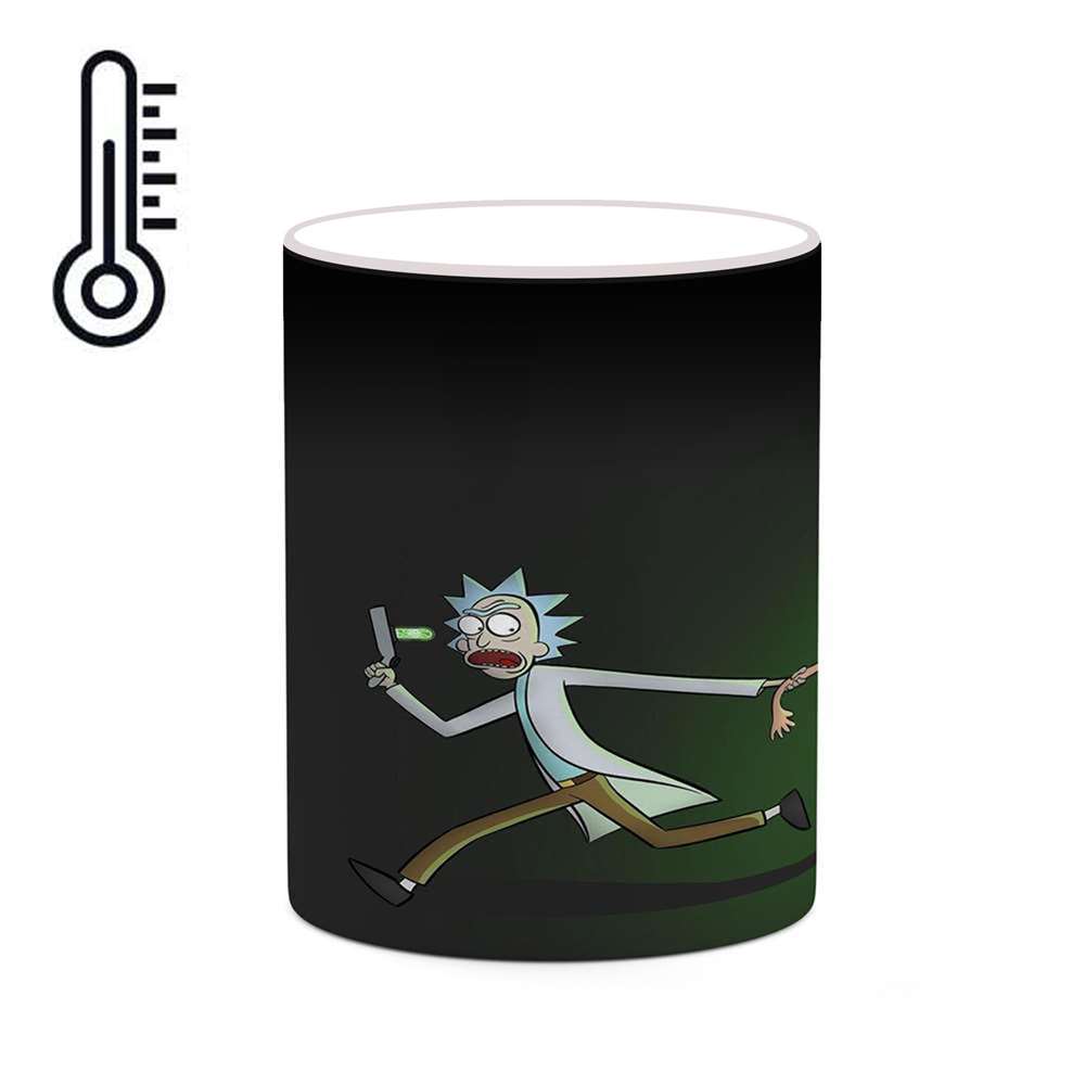 ماگ حرارتی کاکتی طرح کارتون ریک اند مورتی مدل mgh23588