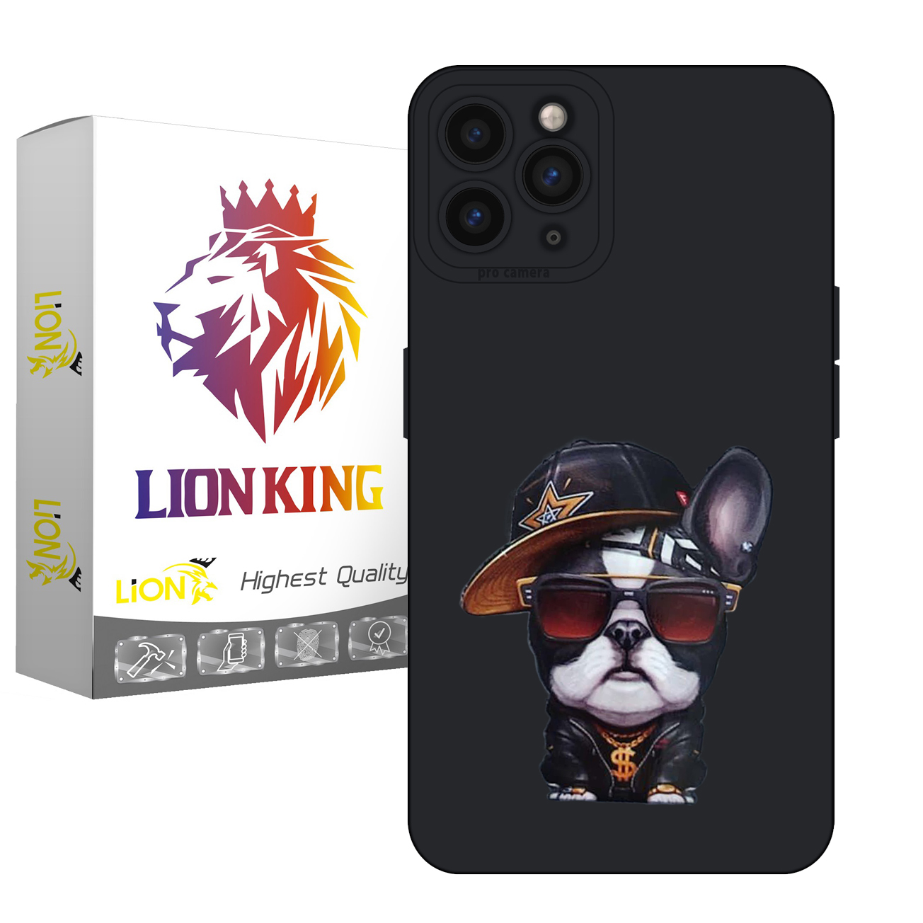 کاور لاین کینگ مدل بولداگ مناسب برای گوشی موبایل IPhone 11 pro Max