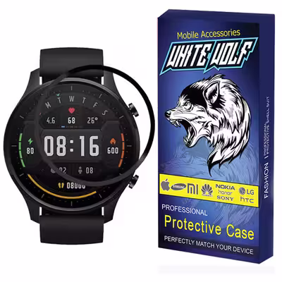 محافظ صفحه نمایش وایت ولف مدل W-PWM مناسب برای ساعت هوشمند شیائومی  Mi Watch Color Sport