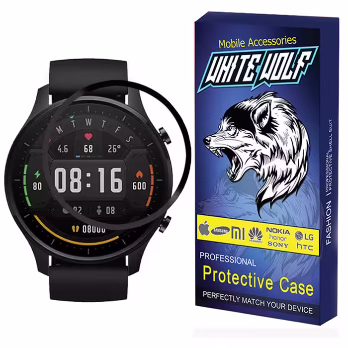 محافظ صفحه نمایش وایت ولف مدل W-PWM مناسب برای ساعت هوشمند شیائومی  Mi Watch Color Sport