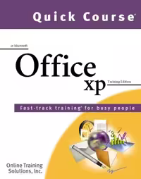 خرید و دانلود نسخه کامل کتاب Quick Course in Microsoft Office XP