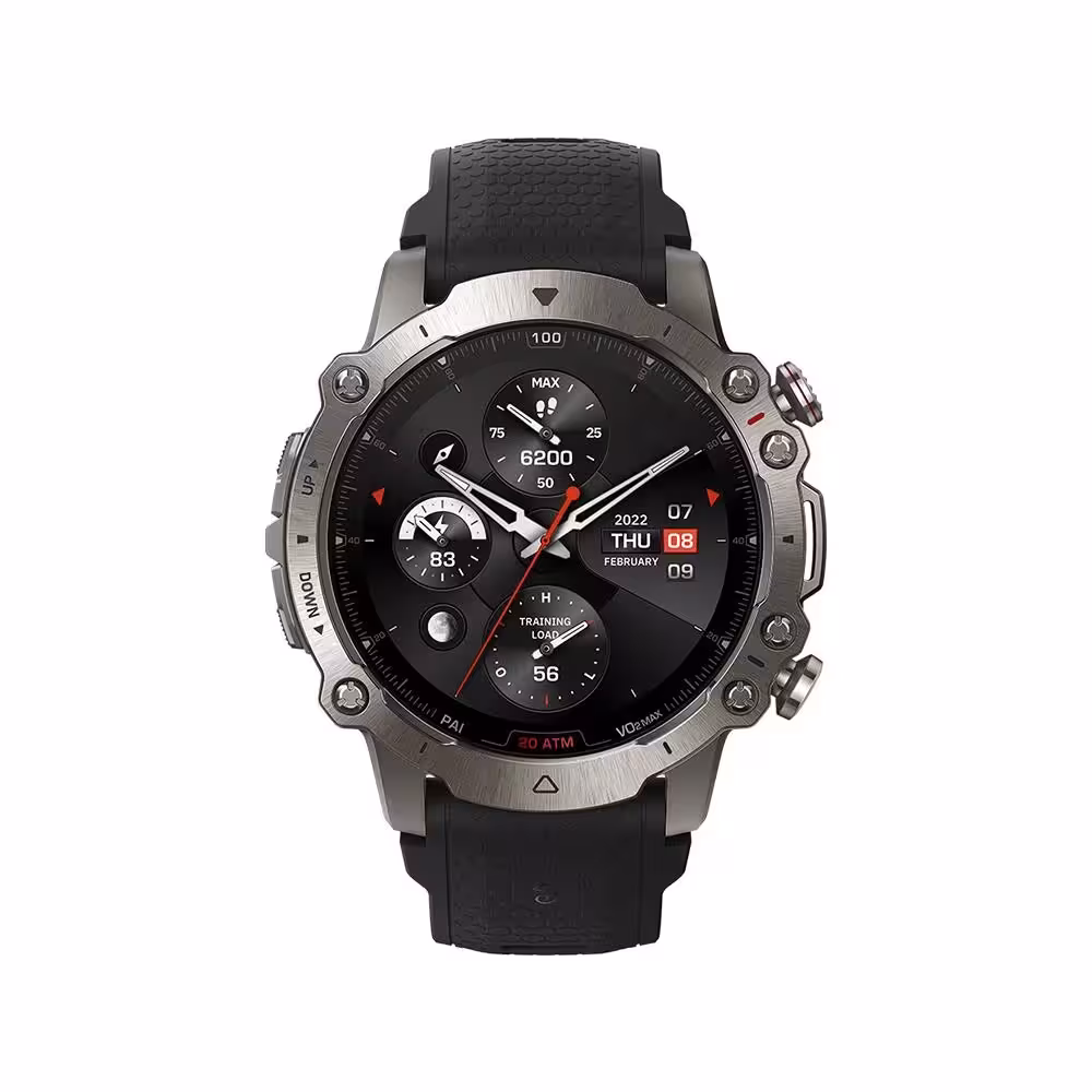 ساعت هوشمند شیائومی مدل Amazfit multi sport Falcon رنگ تیتانیوم