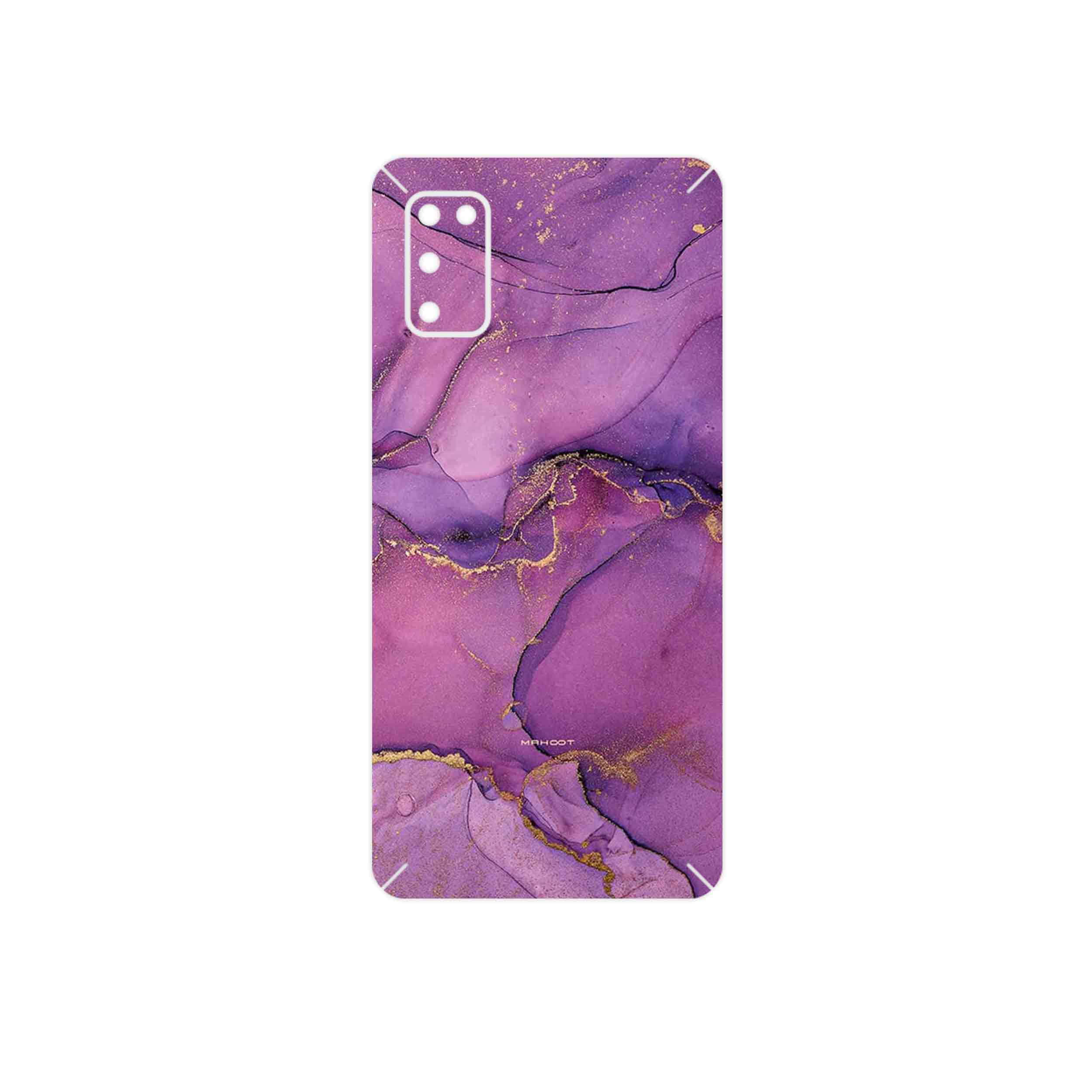 برچسب پوششی ماهوت مدل Purple Marble مناسب برای گوشی موبایل سامسونگ Galaxy A41