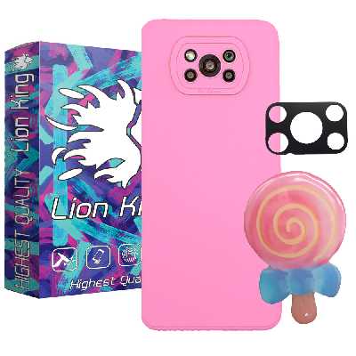     کاور لاین کینگ مدل Slsabnabati مناسب برای گوشی موبایل  شیائومی Poco X3 / X3 Pro به همراه پایه نگهدارنده و محافظ لنز