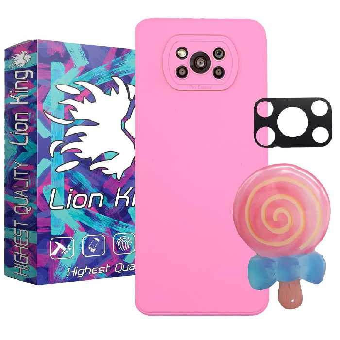     کاور لاین کینگ مدل Slsabnabati مناسب برای گوشی موبایل  شیائومی Poco X3 / X3 Pro به همراه پایه نگهدارنده و محافظ لنز