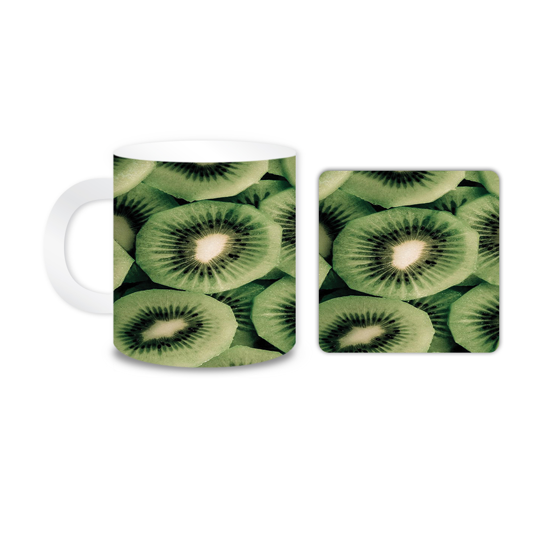 ماگ مدل کیوی کد 1525 به همراه زیر لیوانی