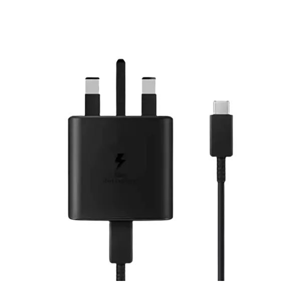 شارژر سریع سامسونگ 3 پین 45 وات USB-C به TYPE-C با کابل مدل EP-TA4510
