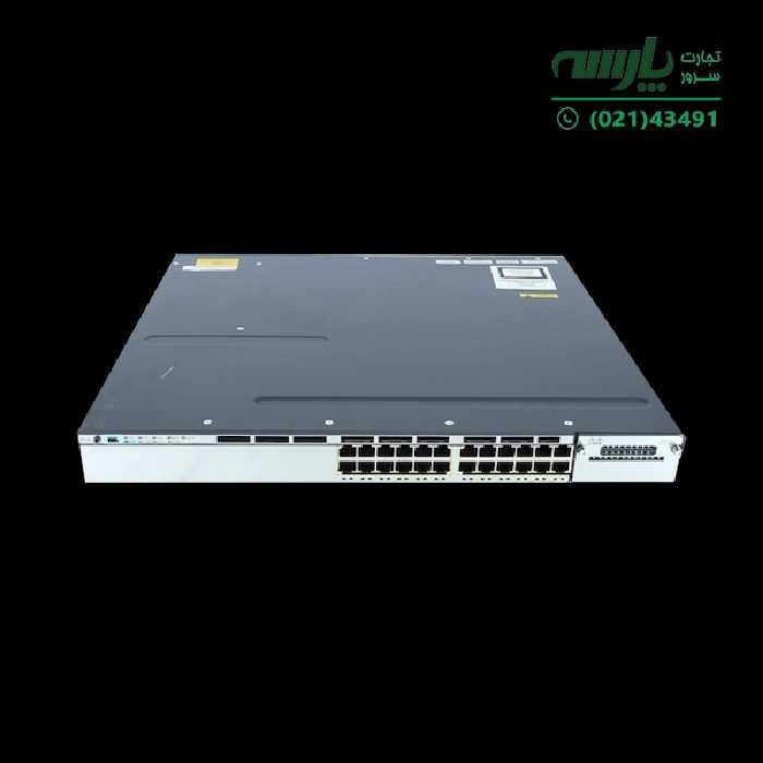 سوئیچ شبکه سیسکو 24 پورت WS-C3750X-24P-E