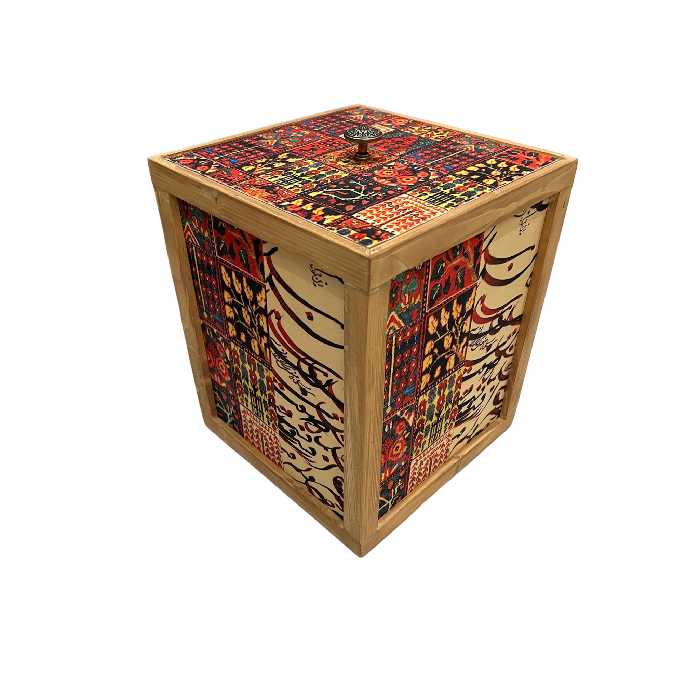 ست سطل و جای دستمال کاغذی مدل Z-16