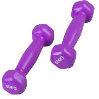 دمبل مدل Uu7 وزن نیم کیلوگرم بسته 2 عددی | چاوه