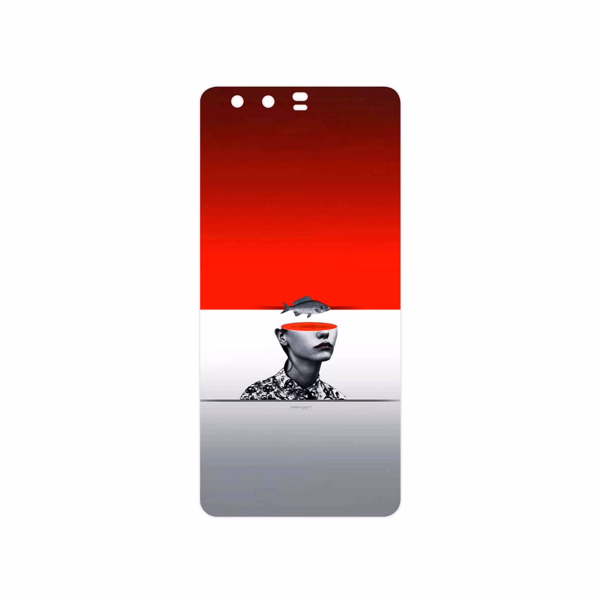 برچسب پوششی ماهوت مدل Collage of surreal Portrait of Women 1 مناسب برای گوشی موبایل هوآوی P10 Plus