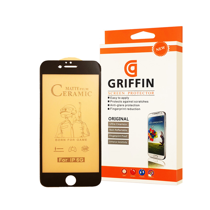 محافظ صفحه نمایش سرامیکی مات گریفین مدل FLCRM GN st مناسب برای گوشی موبایل اپل iPhone 6 | کالا برتری