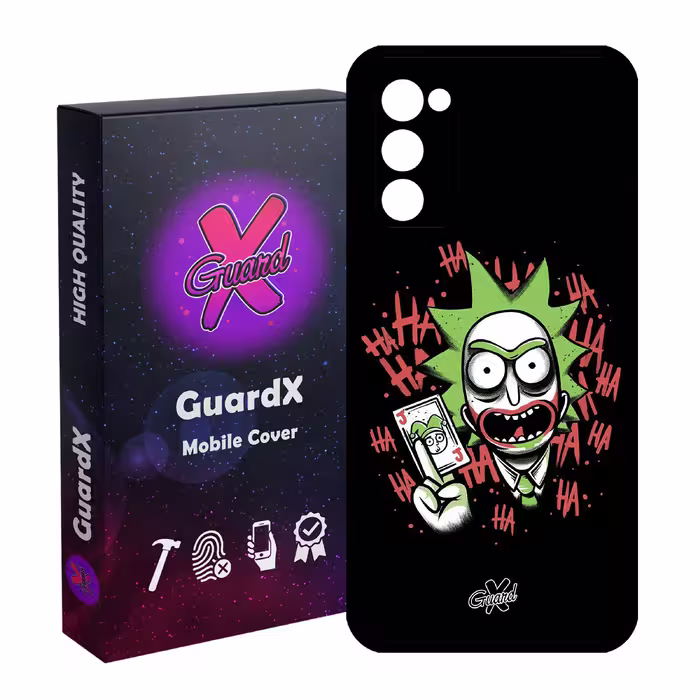 کاور گارد ایکس طرح Rick and Morty مدل Glass10151 مناسب برای گوشی موبایل سامسونگ Galaxy S20 FE