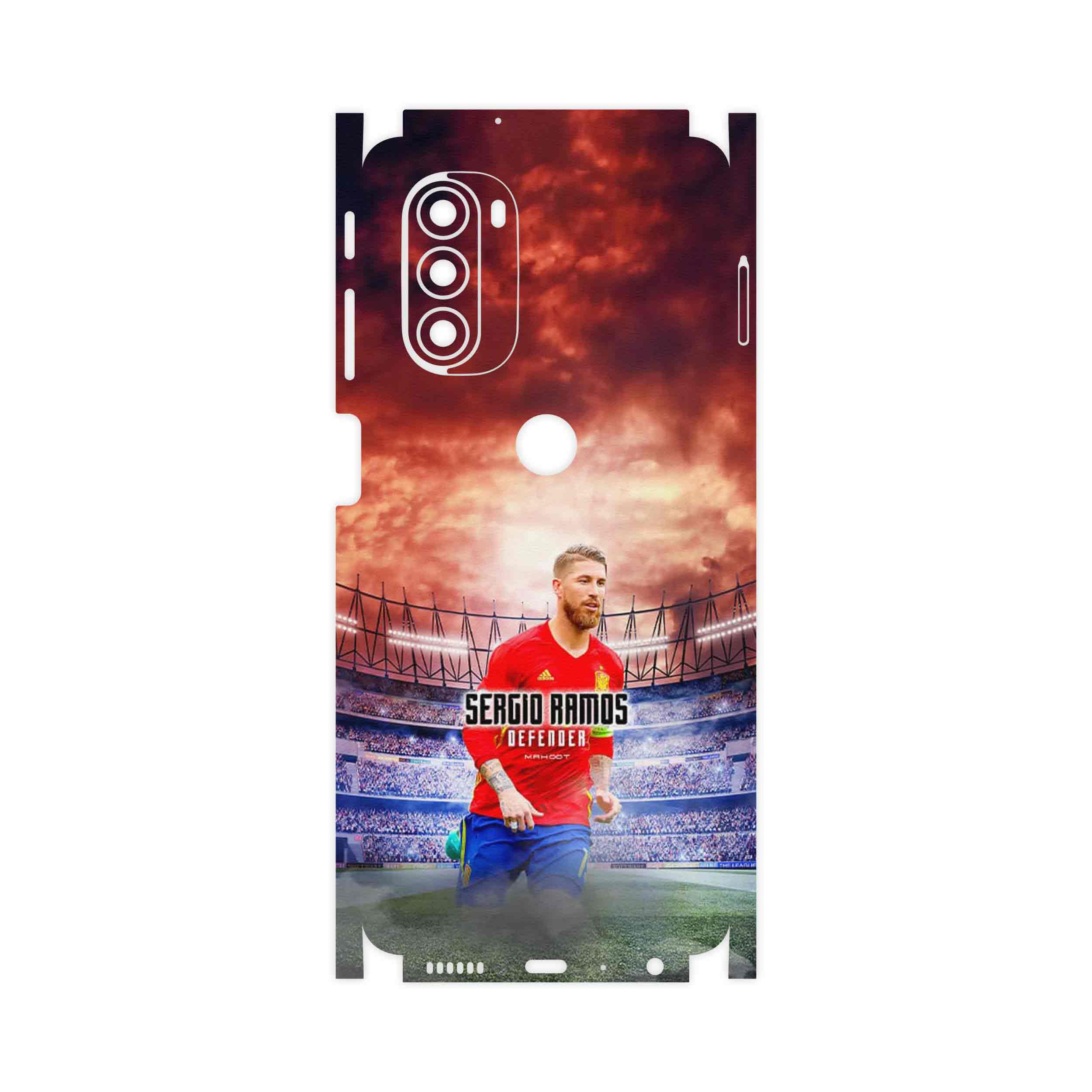 برچسب پوششی ماهوت مدل Sergio Ramos-FullSkin مناسب برای گوشی موبایل موتورولا Moto G51 5G