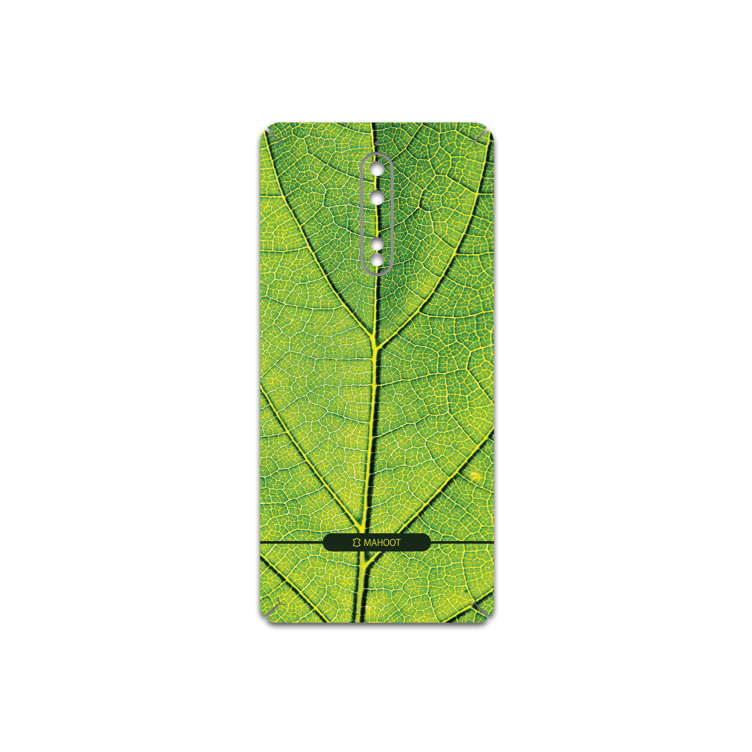 برچسب پوششی ماهوت مدل Leaf-Texture مناسب برای گوشی موبایل نوکیا 8