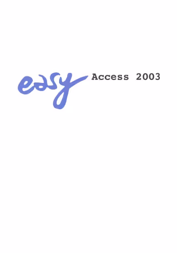 خرید و دانلود نسخه کامل کتاب Easy Access 2003.