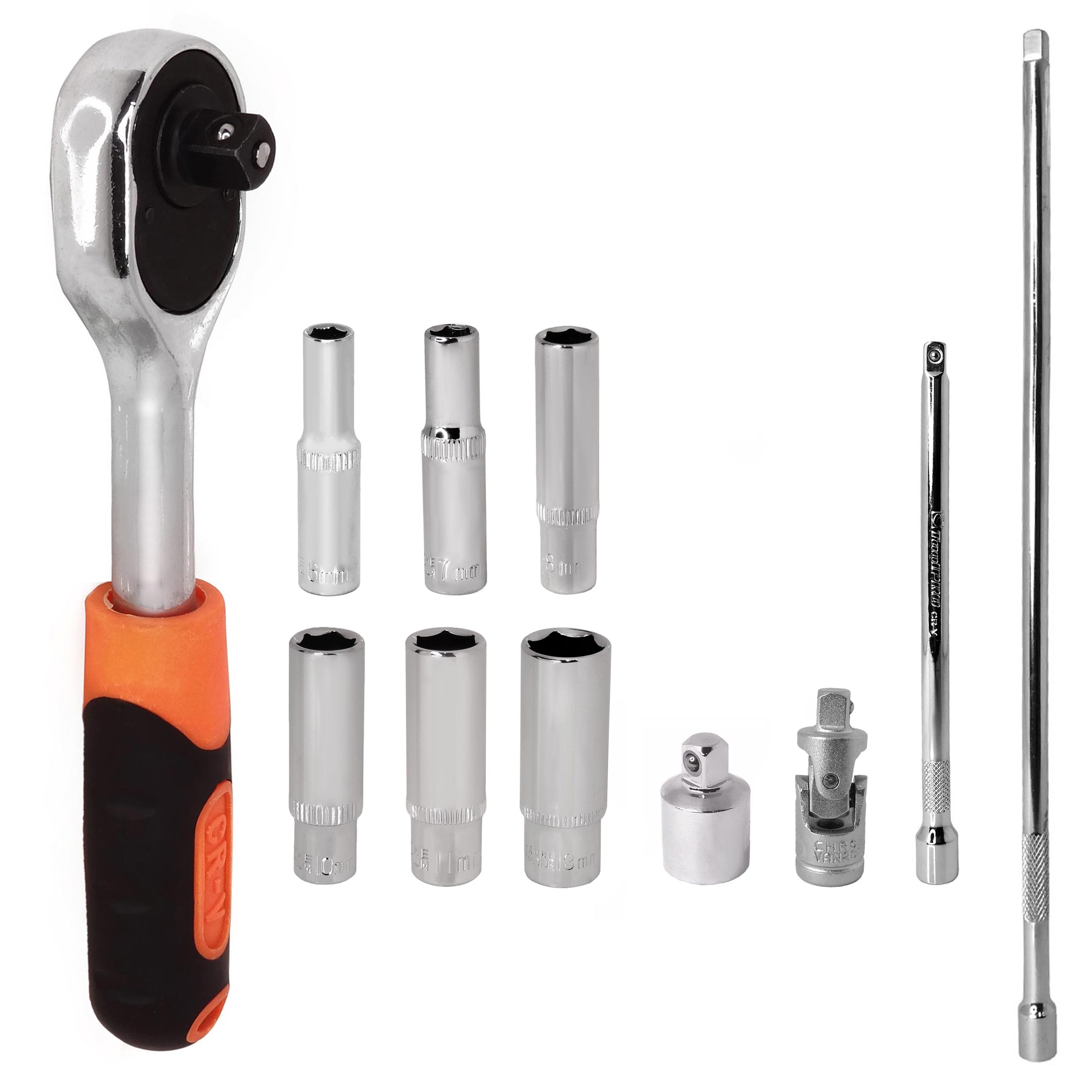 آچار بکس مدل MMA-11PCS-3.8BX6 - مجموعه 11 عددی