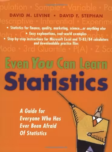 خرید و دانلود نسخه کامل کتاب Even you can learn statistics: a guide for everyone who has ever been afraid of statistics - PDF