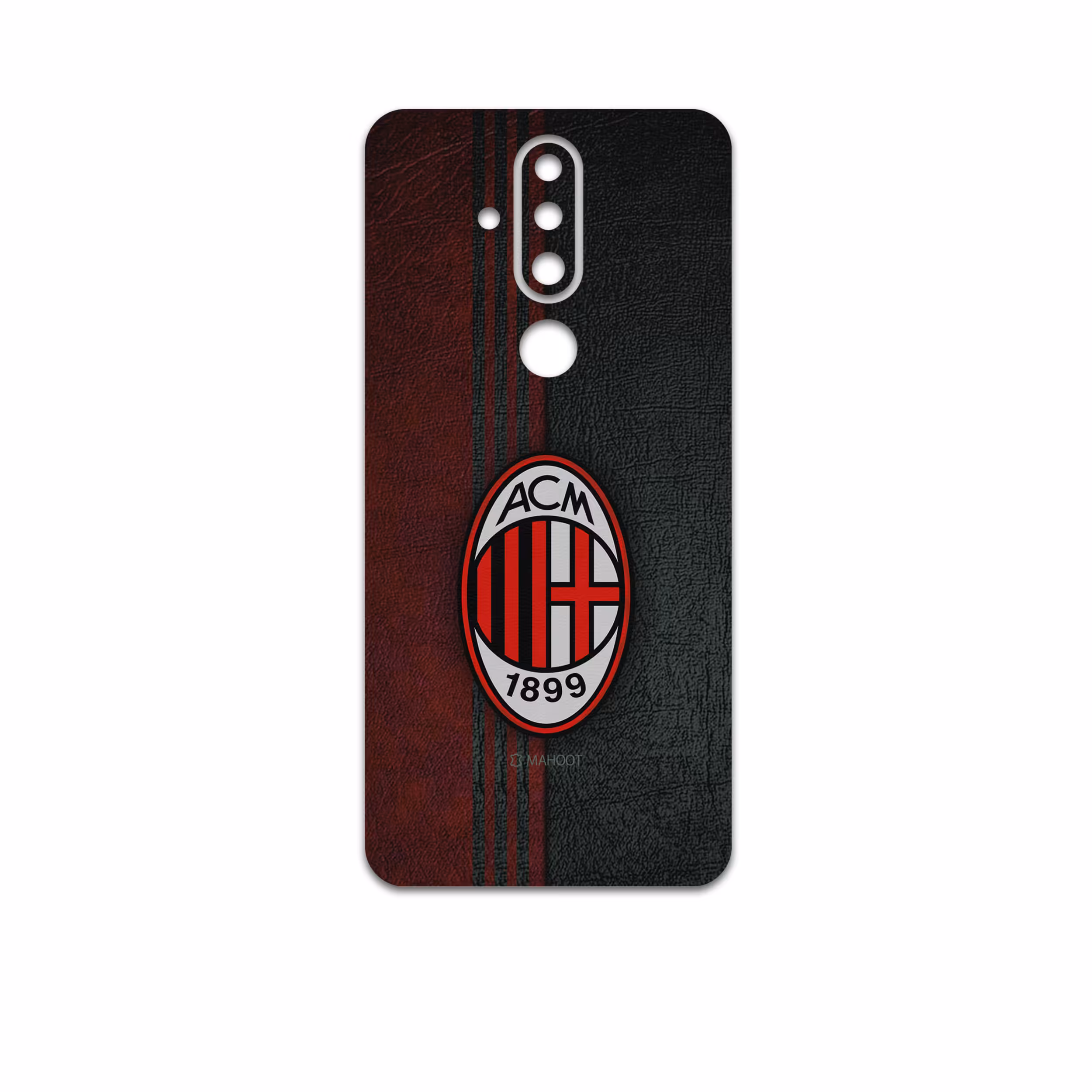 برچسب پوششی ماهوت مدل AC-Milan-FC مناسب برای گوشی موبایل نوکیا X71