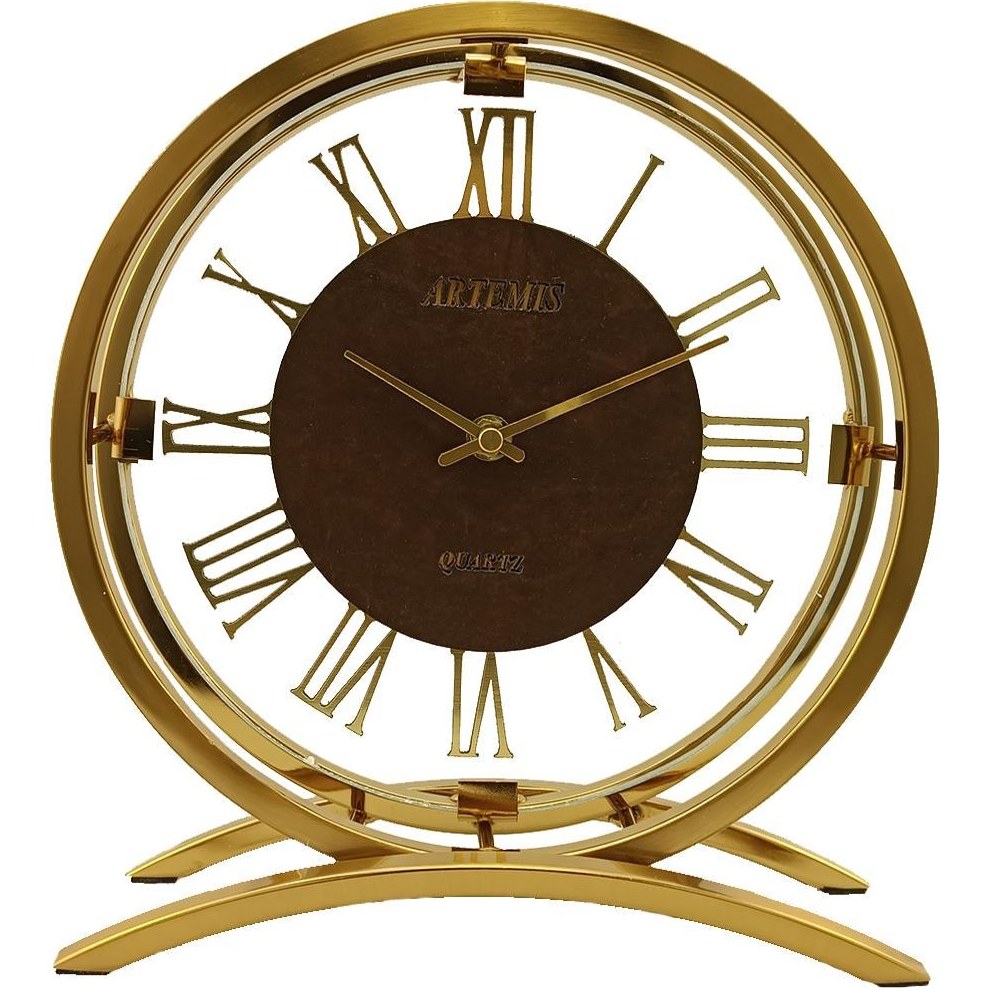 ساعت رومیزی آرتمیس کد 30250 Gold طلایی
