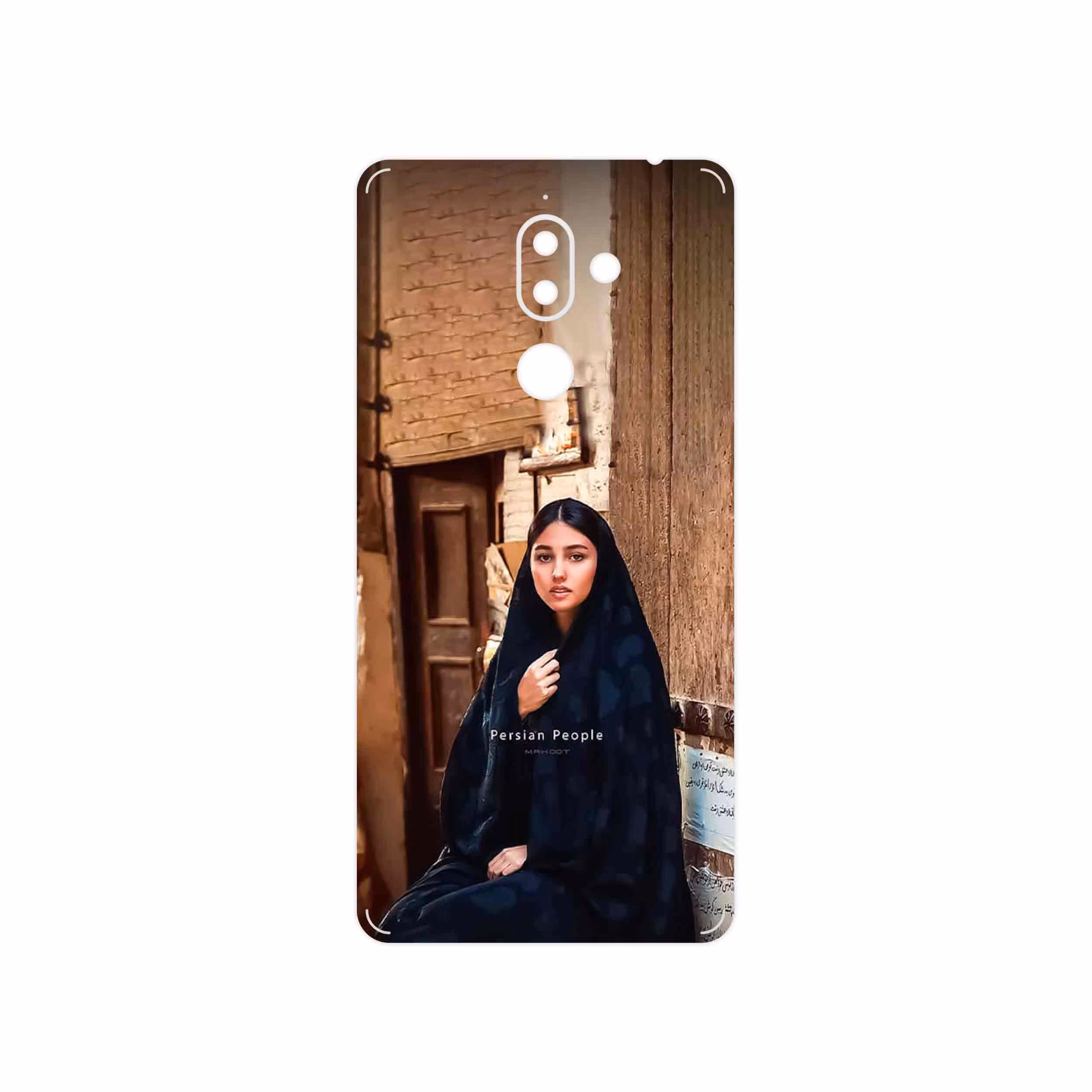 برچسب پوششی ماهوت مدل Portrait of an Iranian Woman مناسب برای گوشی موبایل نوکیا 7 Plus
