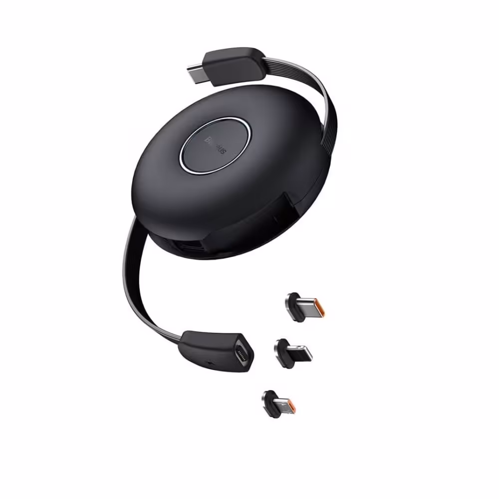 کابل تبدیل USB-C به USB-C/MICROUSB/لایتنینگ باسئوس مدل CAMLC-01 طول 1 متر