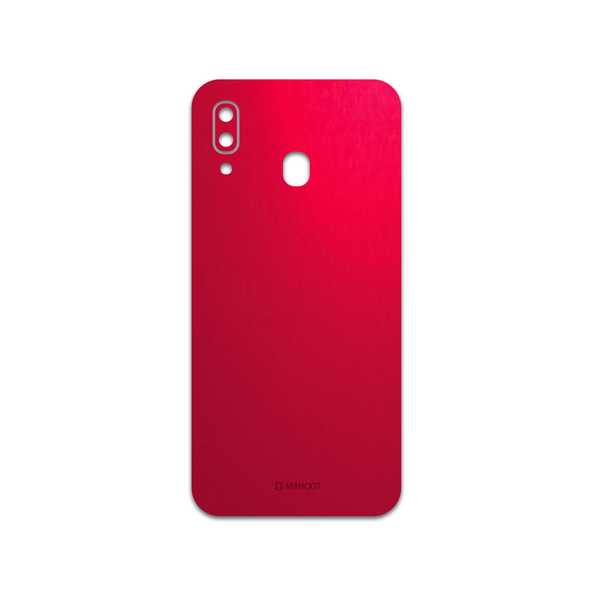برچسب پوششی ماهوت مدل Matte-Warm-Red مناسب برای گوشی موبایل سامسونگ Galaxy M10s