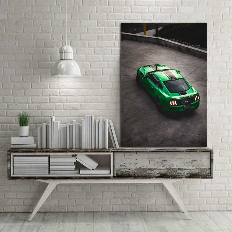 تابلو شاسی طرح ماشین مدل فورد موستانگ کد 761