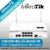 کلود روتر سوییچ میکروتیک مدل CRS109-8G-1S-2HnD-IN