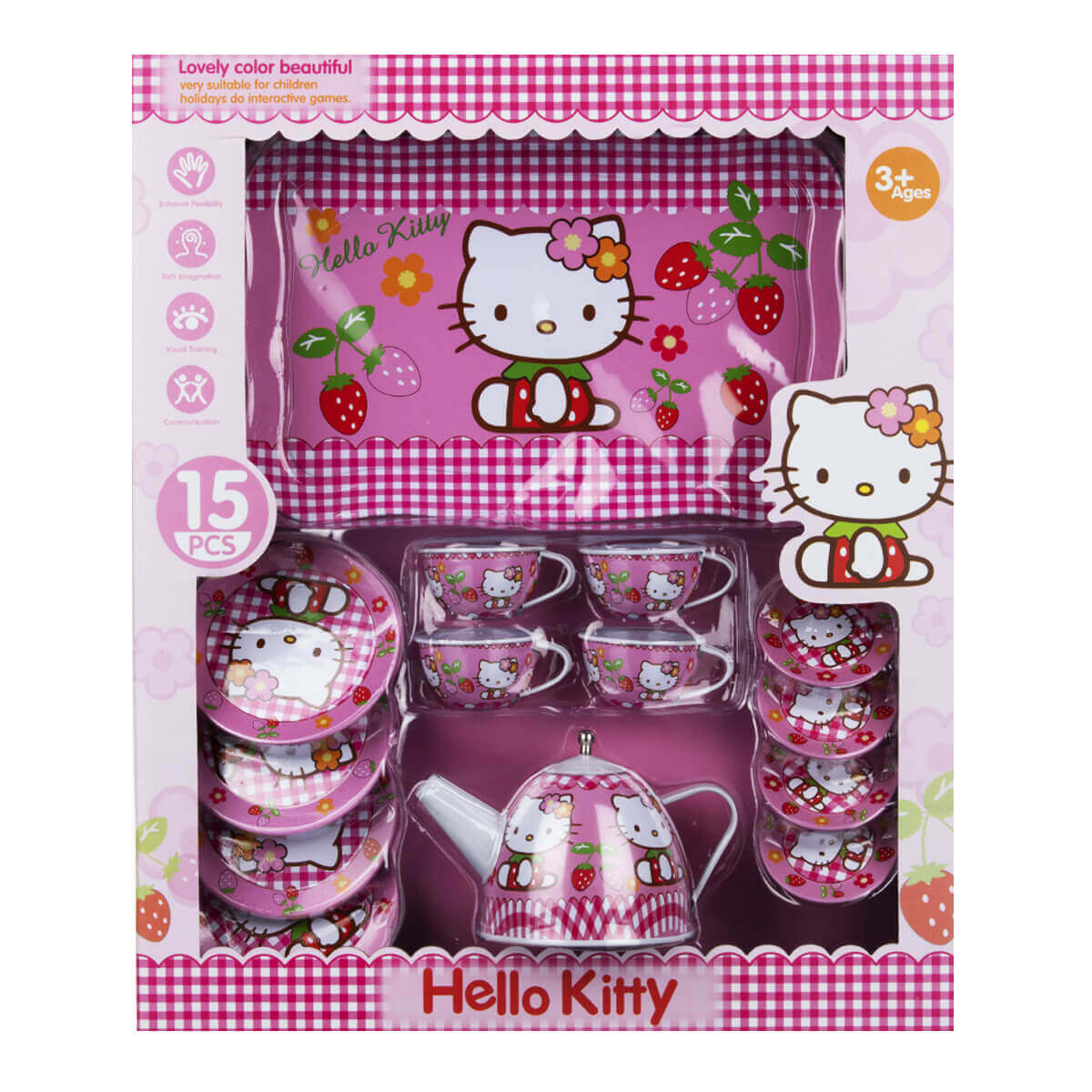 ست اسباب بازی چایی خوری مدل hello kitty کد 76