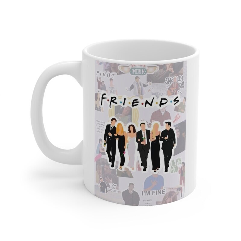 ماگ طرح سریال فرندز دوستان Series Friends TvمدلNM1135