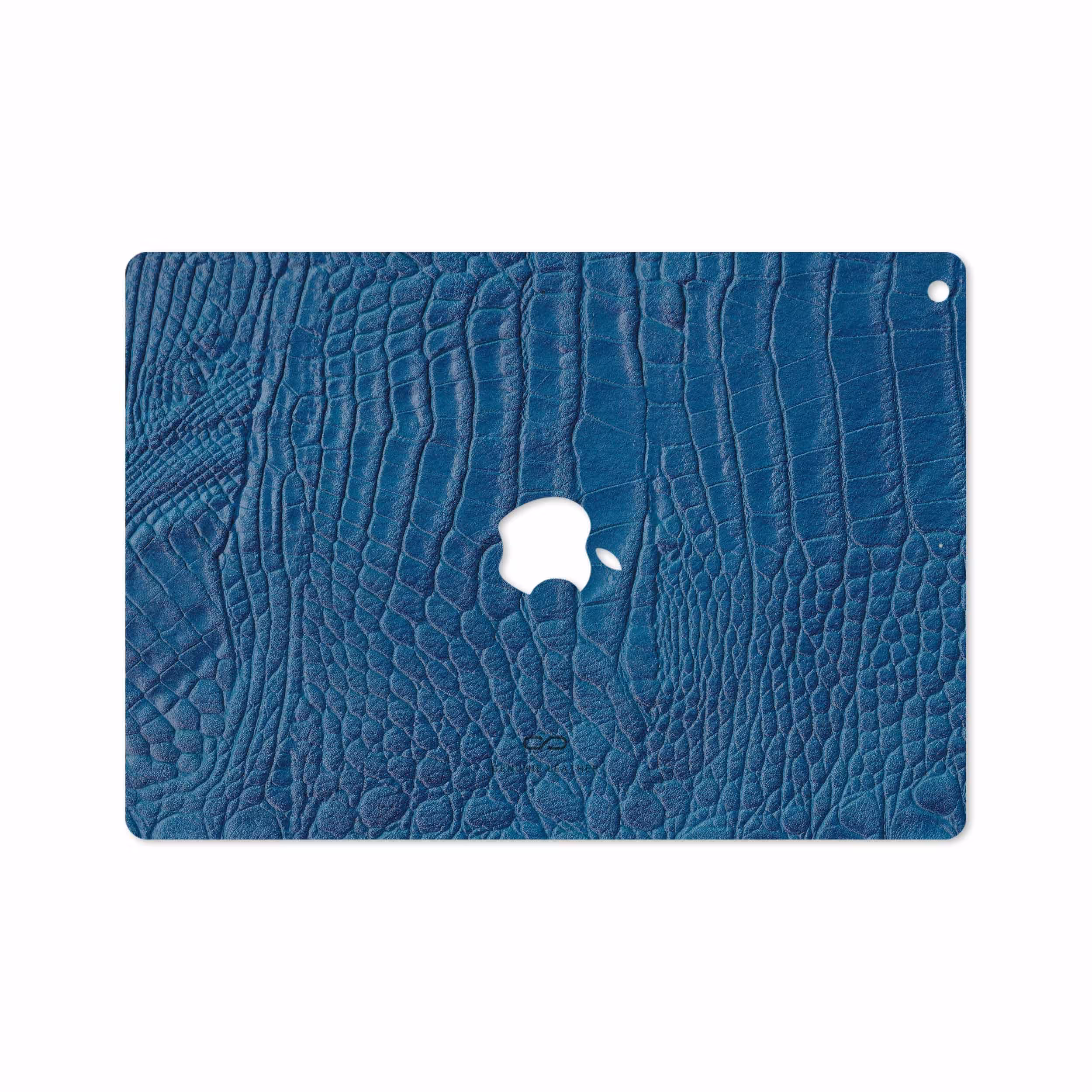 برچسب پوششی ماهوت مدل Blue-Crocodile-Leather مناسب برای تبلت اپل iPad 9.7 (GEN 5) 2017 A1823
