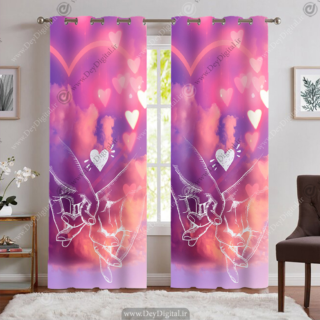 پرده پانچی فانتزی مناسب محضر ازدواج BA-7297