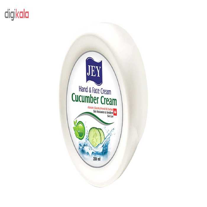 کرم دست و صورت جی مدل خیار حجم 200 میلی لیتر