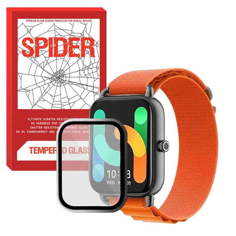 بند اسپایدر مدل LOOP ALPINE مناسب برای ساعت هوشمند هایلو RS4 به همراه محافظ صفحه نمایش