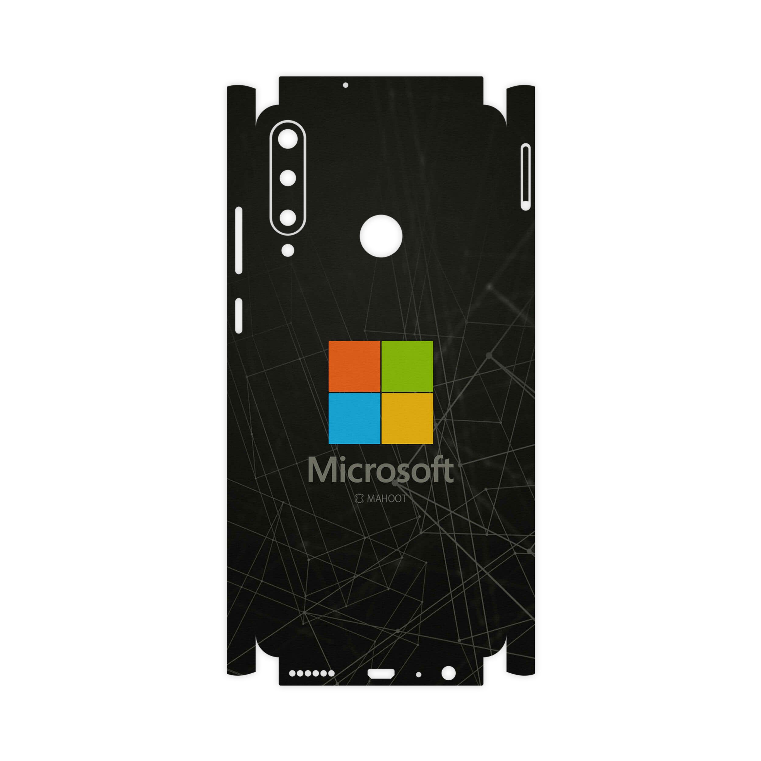 برچسب پوششی ماهوت مدل Mcrsft-FullSkin مناسب برای گوشی موبایل هوآوی Y6P