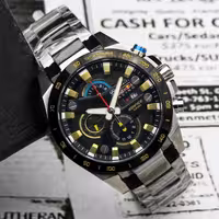 ساعت مچی مردانه سه موتوره تقویم دار کاسیو ادیفایس CASIO EDIFICE 