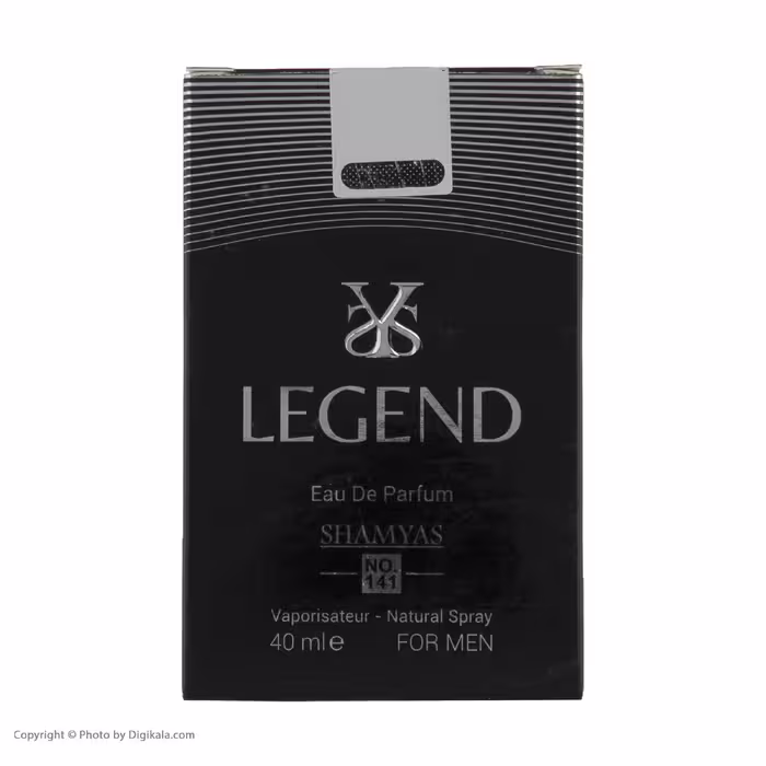 عطر جیبی مردانه شمیاس مدل Legend حجم 40 میلی لیتر